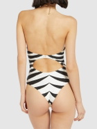 TOM FORD Printed Jersey One Piece Swimsuit
