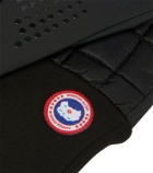 Canada Goose Logo quilted padded snow gloves
