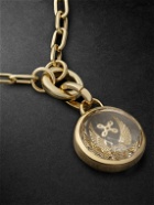 Foundrae - Beloved, with Wings We Fly Gold Diamond Pendant Necklace