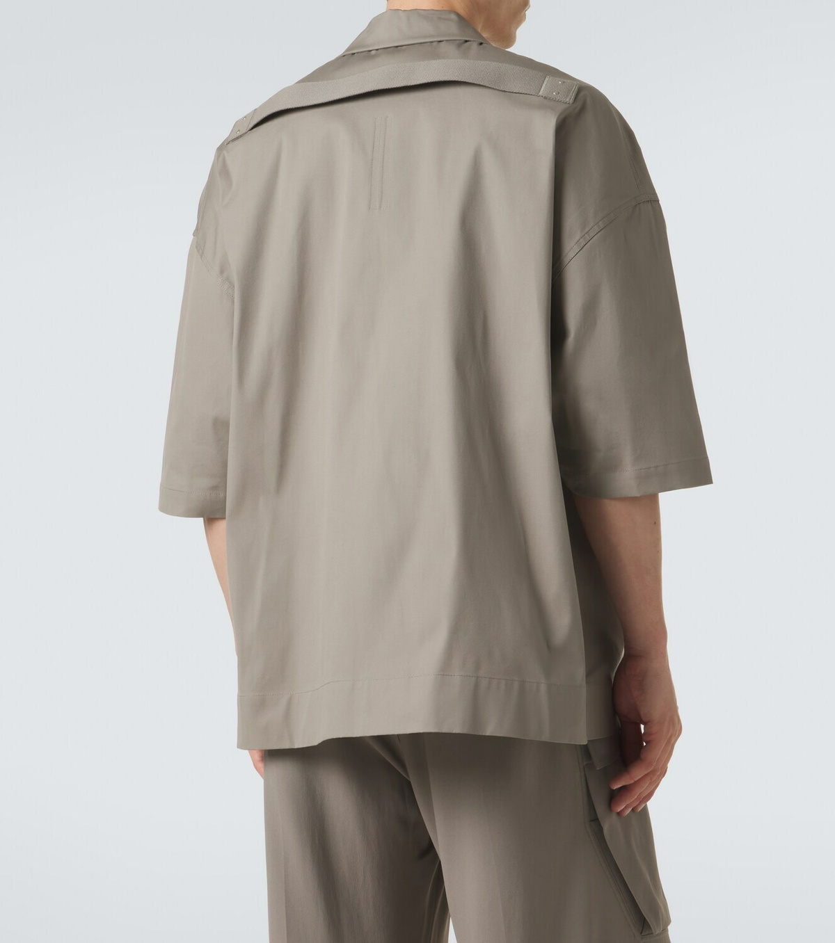 Rick Owens Magnum Tommy cotton-blend poplin shirt