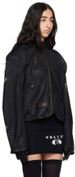GREG ROSS Black All Weather Moto Jacket