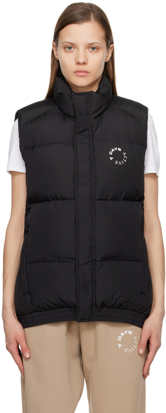 7 DAYS Active Black Weekend Puffer Vest