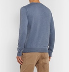 Altea - Mélange Cotton and Cashmere-Blend Sweater - Blue