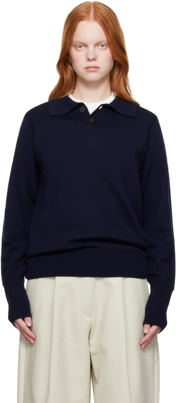 Photo: Studio Nicholson Navy Sark Polo