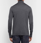 Officine Generale - Slim-Fit Merino Wool Rollneck Sweater - Men - Dark gray