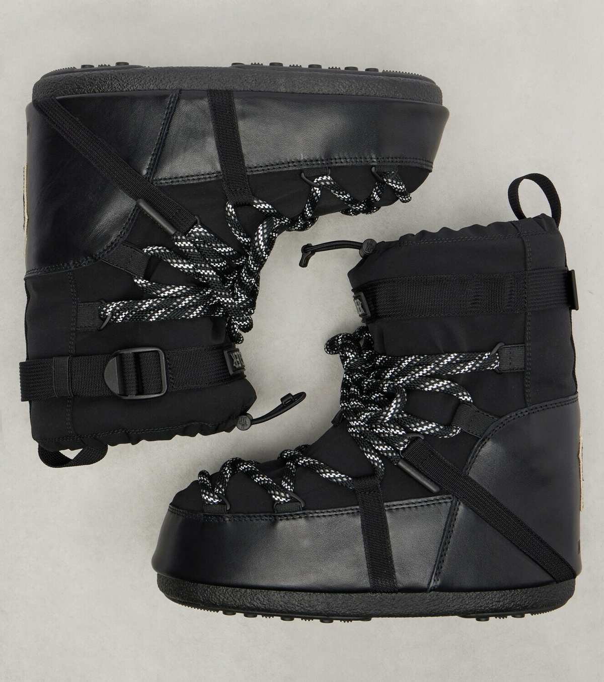 Moncler Grenoble x Moon Boot Icon Low Gaiter leather-trimmed snow boots