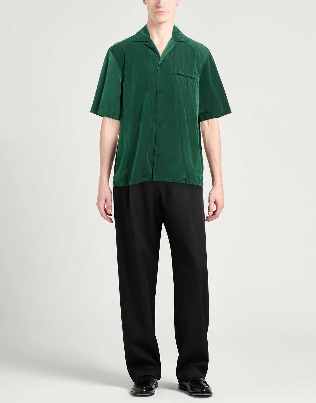 Burberry Mens Shirt Dark in Green