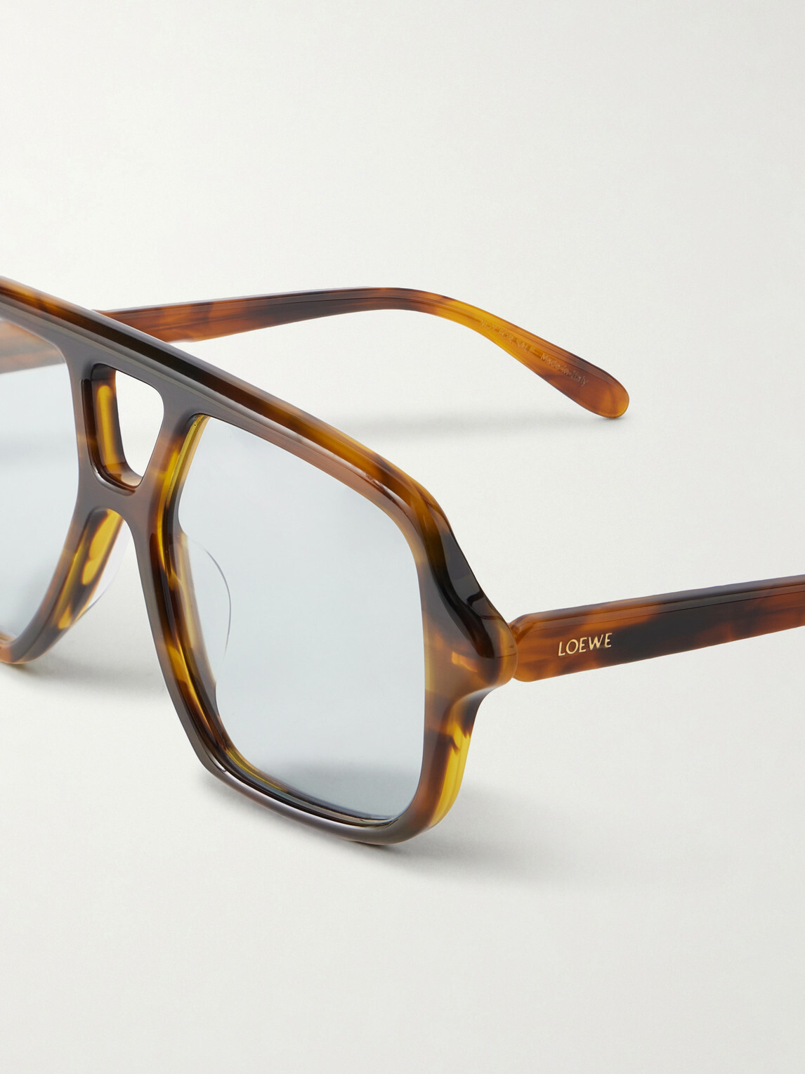 LOEWE - Aviator-Style Tortoiseshell Acetate Sunglasses