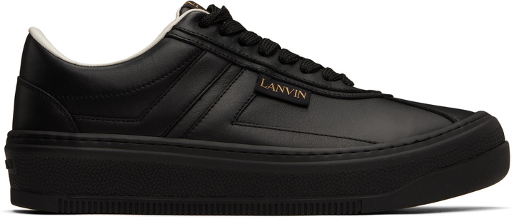 Photo: Lanvin Black 'Cash by Lanvin' Sneakers