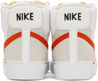 Nike White & Red Blazer Mid '77 Pro Club Sneakers