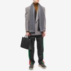 Gucci Men's GG Jaquard Scarf in Anthracite