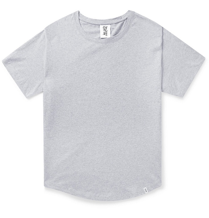 Photo: Les Girls Les Boys - Mélange Cotton-Jersey T-Shirt - Gray