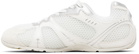 Marc Jacobs White & Silver 'The 72 Spring' Sneakers