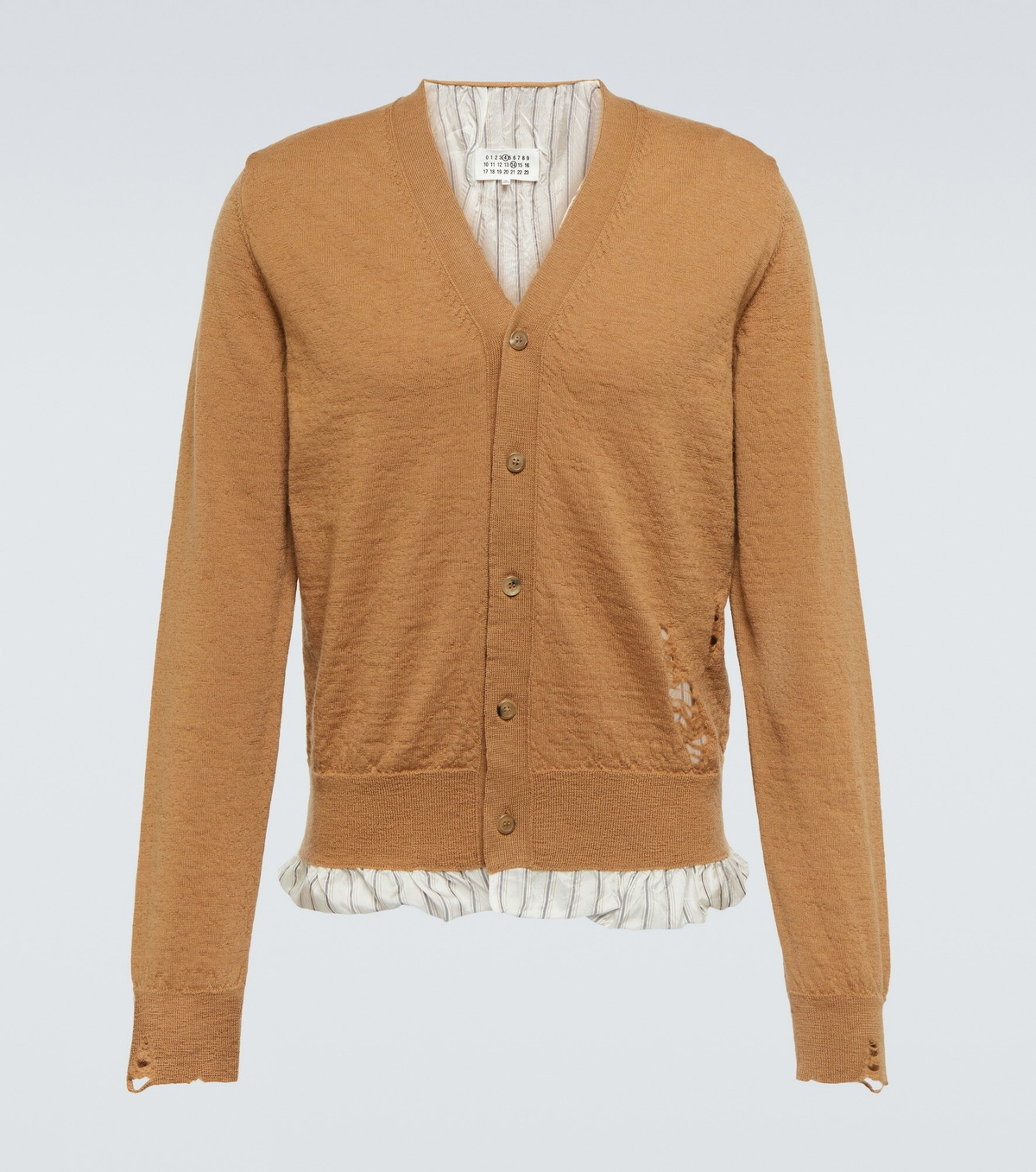 Maison Margiela - Anonymity Of The Lining wool cardigan Maison