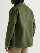 Drake's - Cotton-Canvas Chore Jacket - Green