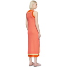 JW Anderson Orange Layered Tank Dress