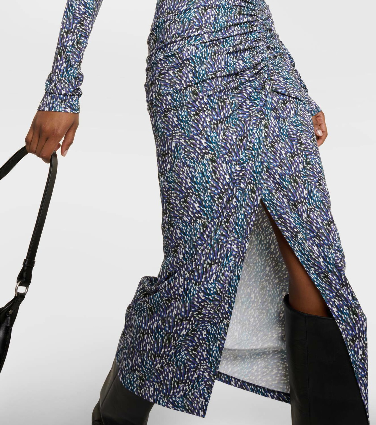 ワンピース ISABEL MARANT ETOILE JELINA DRESS MARANT ÉTOILE Jelina gathered printed stretch-jersey midi