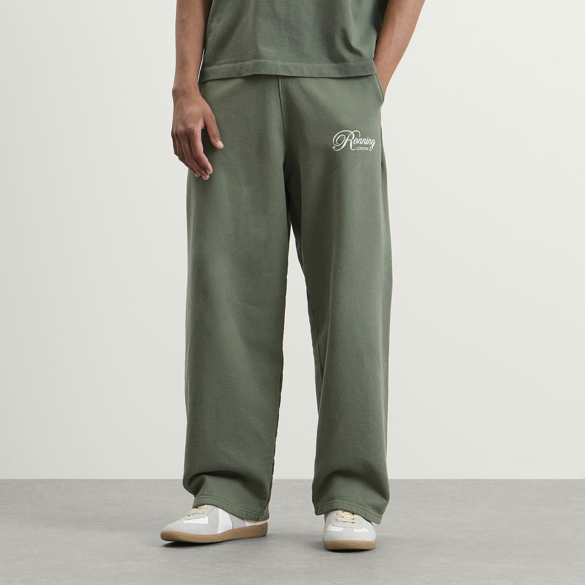 END. x Ronning Men's Sweatpants in Sage Green