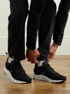ON - Cloudnova Rubber-Trimmed Mesh Running Sneakers - Black
