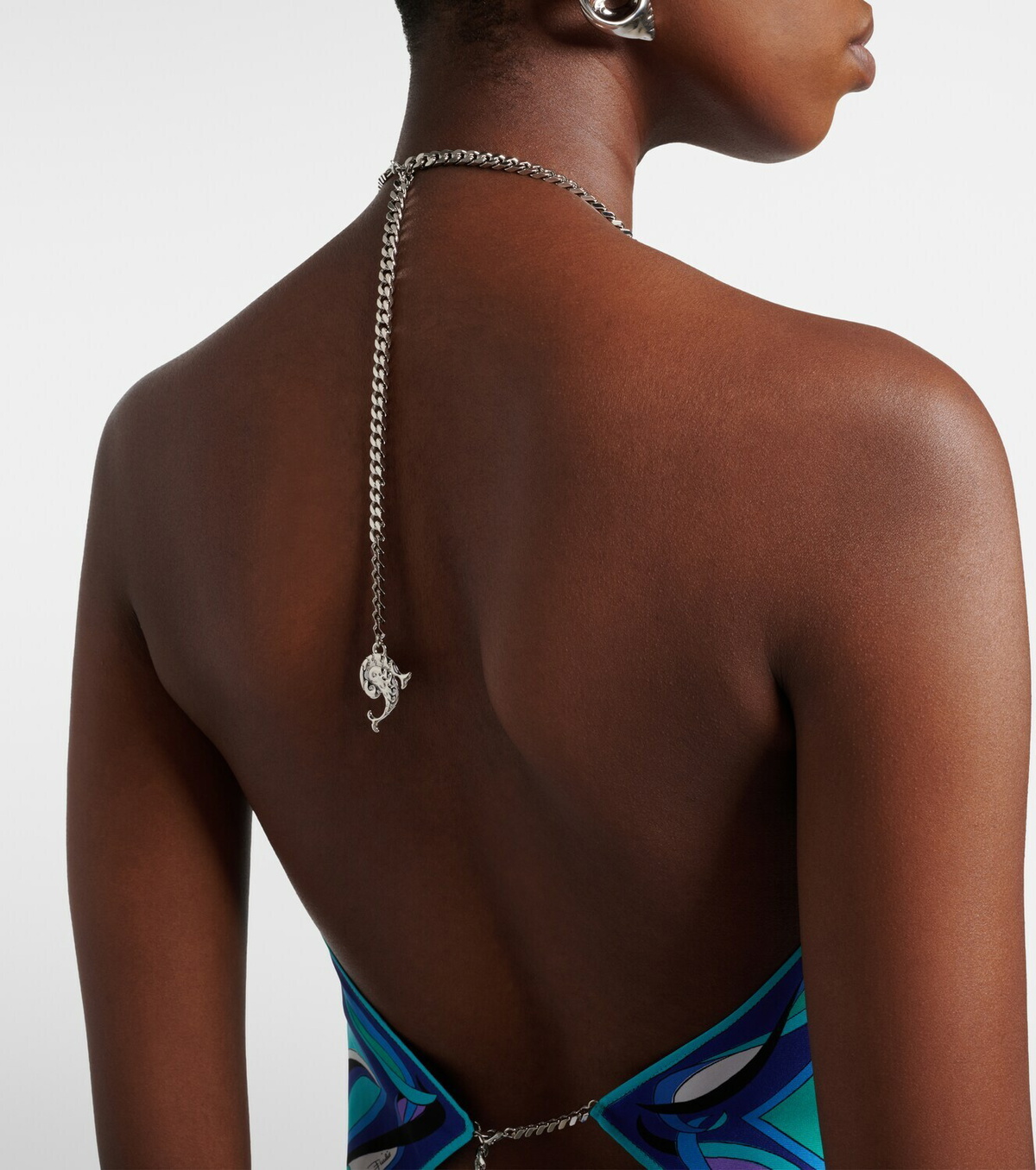 Pucci Orchidee silk twill top