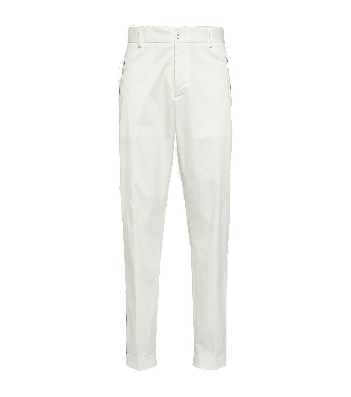 Photo: Moncler Tapered cotton gabardine pants