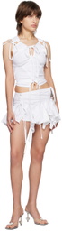 Emily Watson SSENSE Exclusive White Tankini Miniskirt