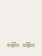 Ferragamo Mens Branded cufflinks in Gold