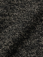 RRL - Wool, Cotton and Linen-Blend Rollneck Sweater - Gray
