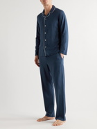 Derek Rose - Basel Stretch Micro Modal Jersey Pyjama Set - Blue