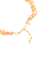 Anni LU Butterfly 18kt Gold-plated Beaded Necklace - Amber - One Size