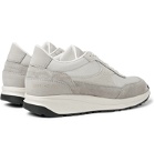 Common Projects - Track Classic Nubuck, Suede and Mesh Sneakers - Gray