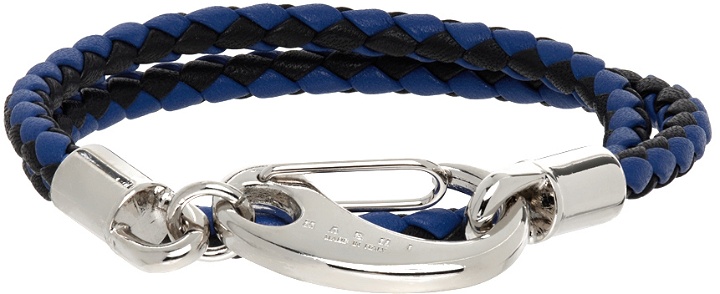 Photo: Marni Black & Navy Double Wrap Braided Bracelet