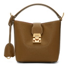 Mark Cross Brown Saffiano Mini Murphy Bucket Bag