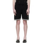 Casablanca Black Mesh Shorts