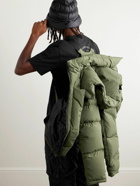 Moncler Genius - Pharrell Williams Logo-Appliquéd Quilted Shell Hooded Down Jacket - Green