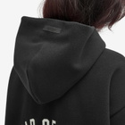 Fear of God ESSENTIALS Women's Brushed Hooded Bomber Jacket in Black