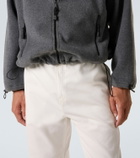 Miu Miu Logo fleece sweatshirt