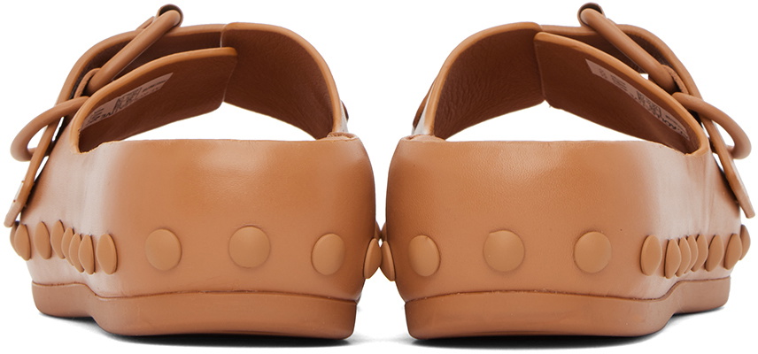 At.Kollektive Tan Natacha Ramsay Levi Edition Studded One Sandal