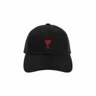 Ami Alexandre Mattiussi Red Adc Embroidery Hat