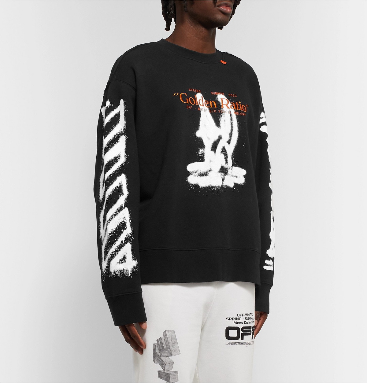 Off-White c/o Virgil Abloh Bacchus Graphic-print Cotton-jersey T-shirt in  Black for Men