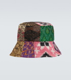 Dries Van Noten - Patchwork bucket hat