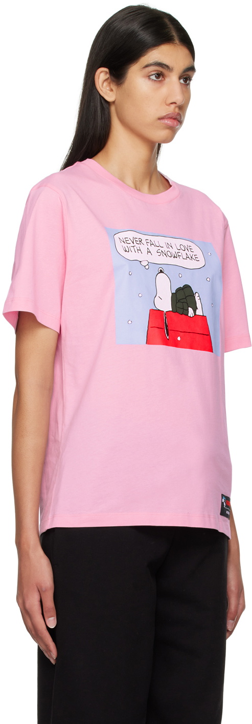 Moncler Pink Peanuts T-Shirt Moncler