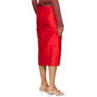 RESCHA SSENSE Exclusive Red Double Kalam Skirt