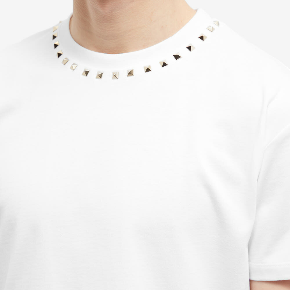 Valentino Men's Stud T-Shirt in White Valentino