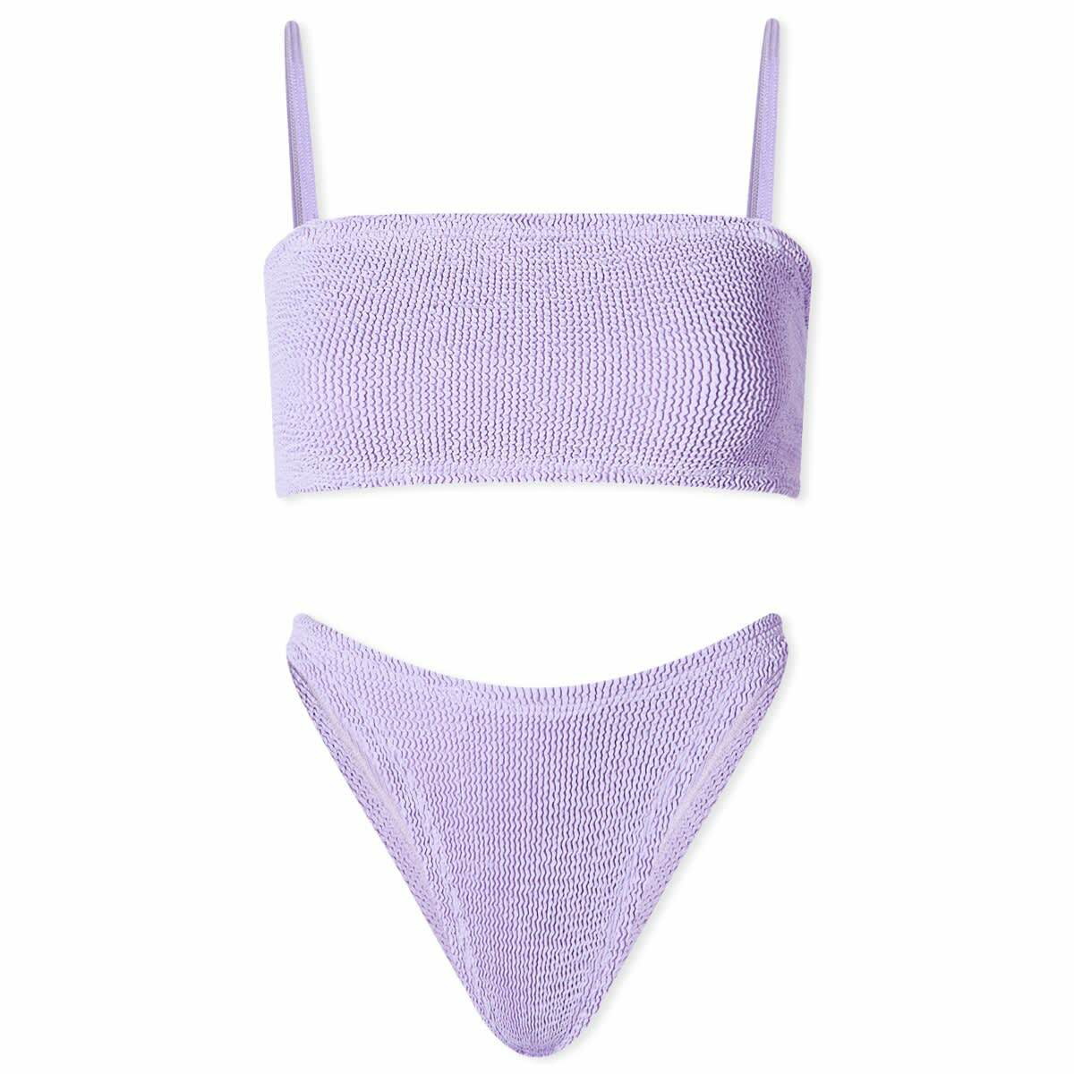 【関税込み】Hunza G パープル Gigi ビキニ Hunza G Women's Gigi Bikini in Lilac Hunza G