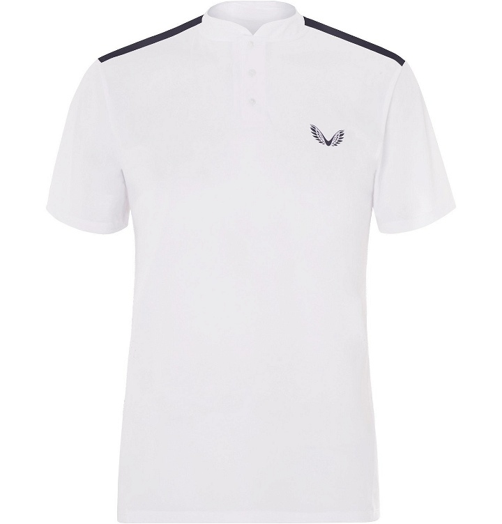 Photo: CASTORE - Andy Murray Arnaud Stretch Tech-Jersey Tennis T-Shirt - White