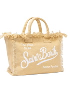 MC2 Saint Barth Beige Cotton Canvas Vanity Tote Bag