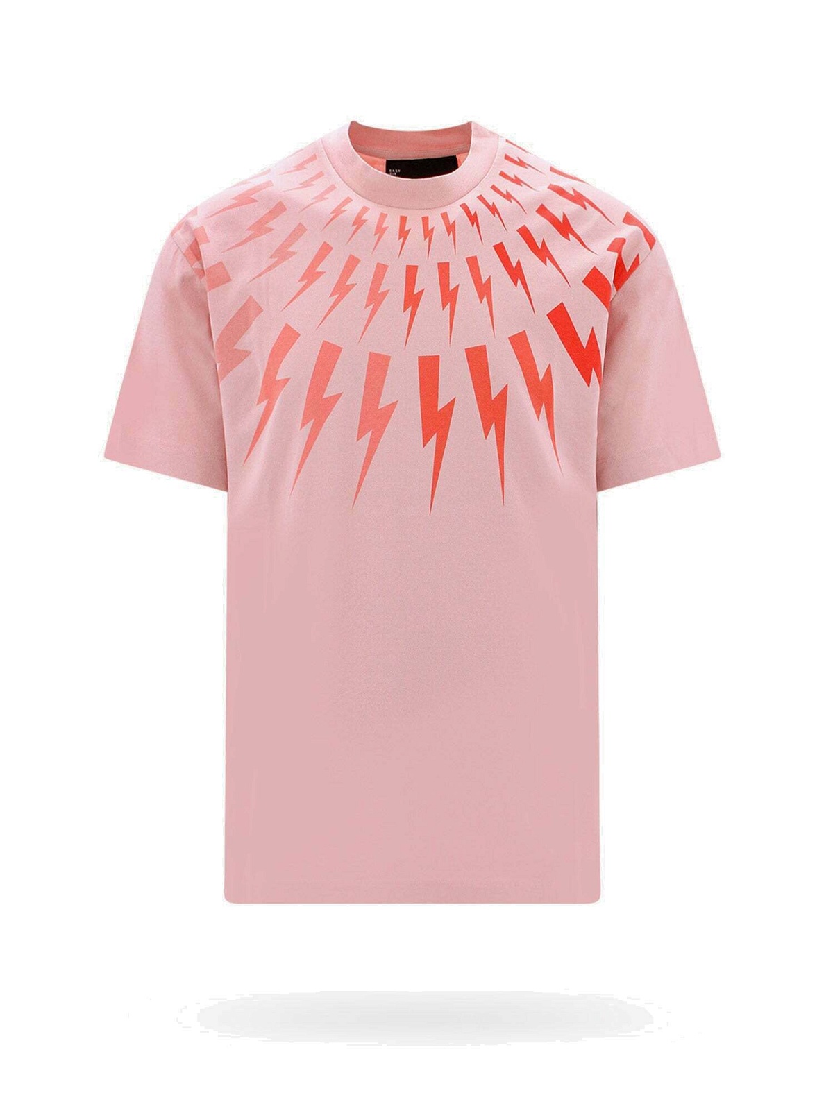 Neil Barrett T Shirt Pink Mens Neil Barrett