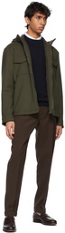 Loro Piana Khaki Wool Holburn Jacket