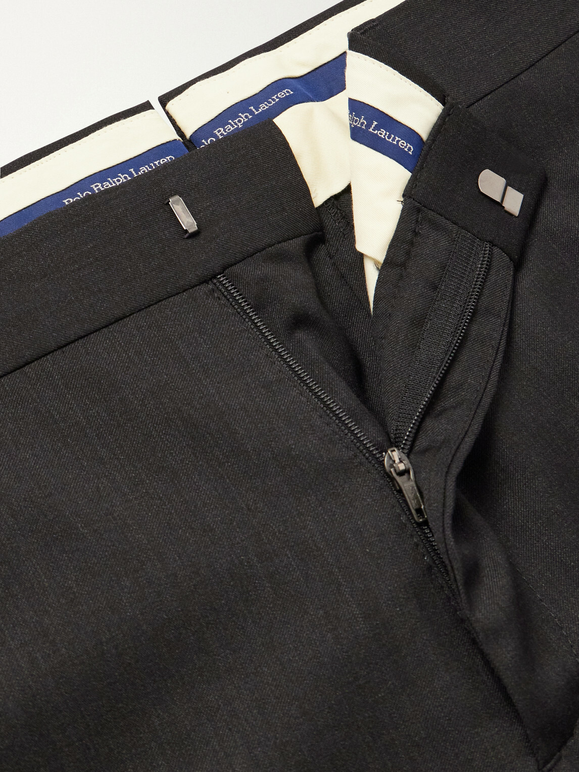 Polo Ralph Lauren - Straight-Leg Wool Suit Trousers - Black